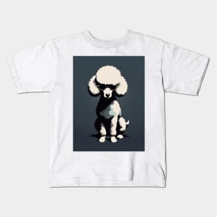 Poodle Dog 4 - Japanese Old Vintage Kids T-Shirt